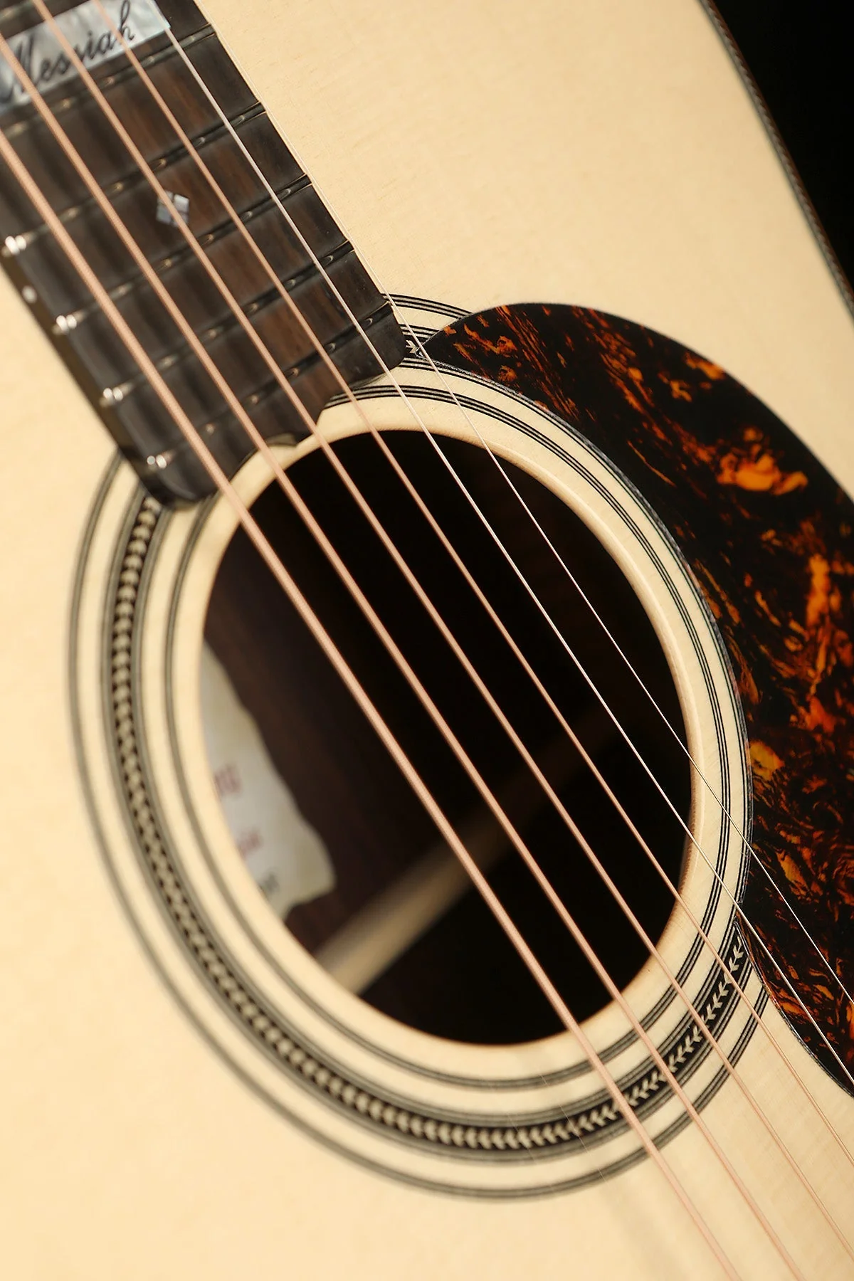 Maton EM100 Messiah 'AAA Spruce / Indian Rosewood' Acoustic Electric Guitar - Image 10