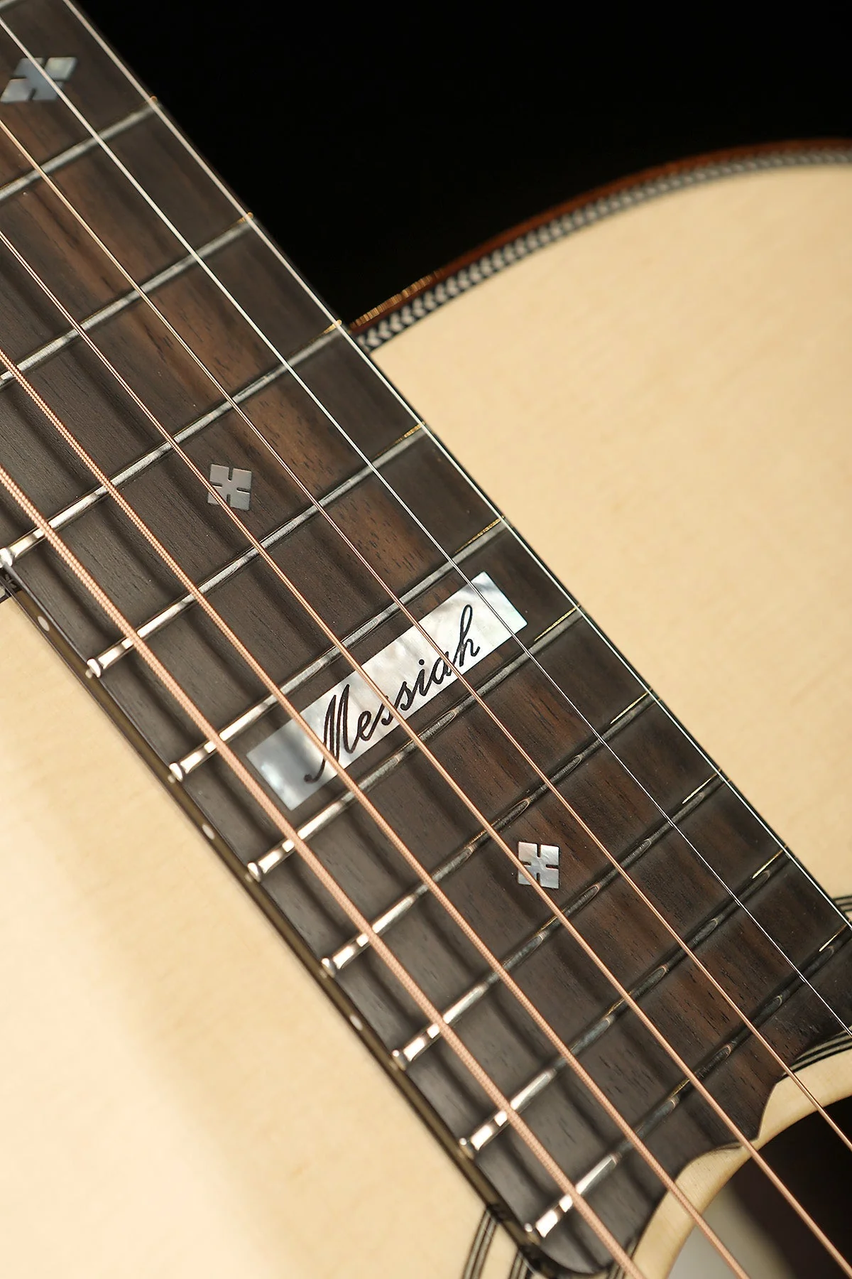 Maton EM100 Messiah 'AAA Spruce / Indian Rosewood' Acoustic Electric Guitar - Image 13