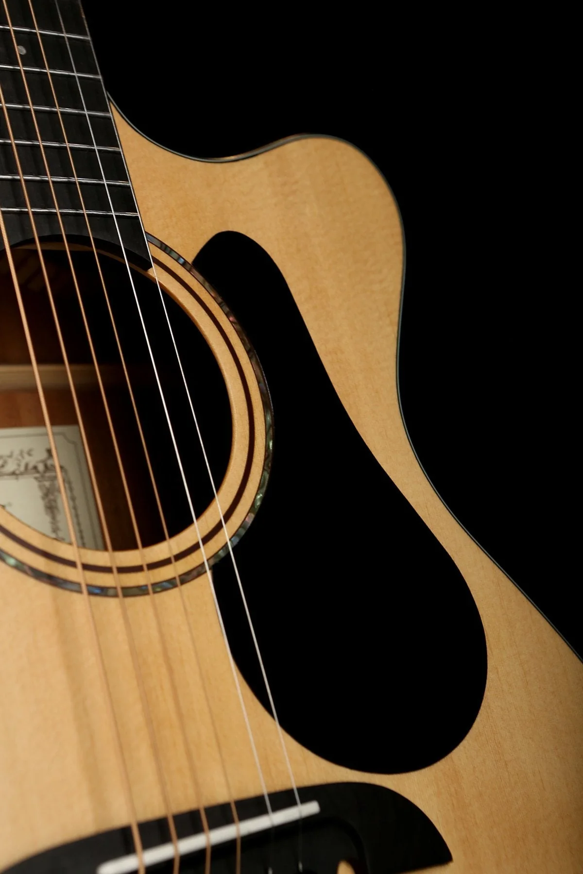 Alvarez AF30CE Acoustic Electric Guitar - Image 3