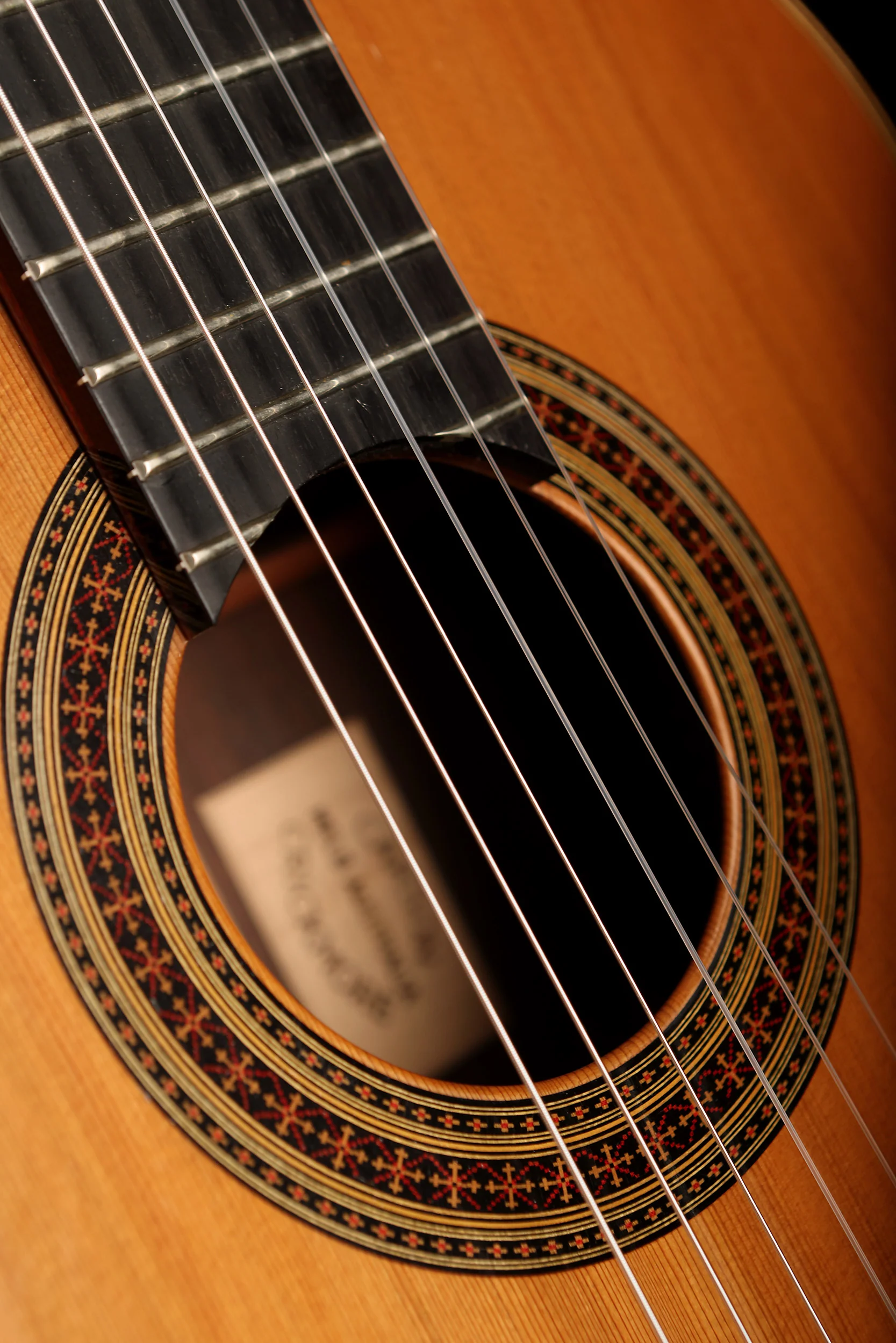 Carson-Crickmore Handmade Classical Guitar 'Cedar / Indian Rosewood' Preowned 1997 - Image 5