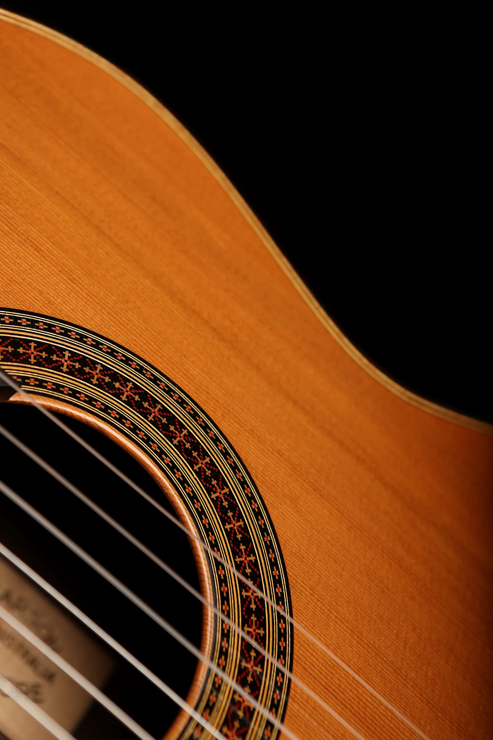 Carson-Crickmore Handmade Classical Guitar 'Cedar / Indian Rosewood' Preowned 1997 - Image 9