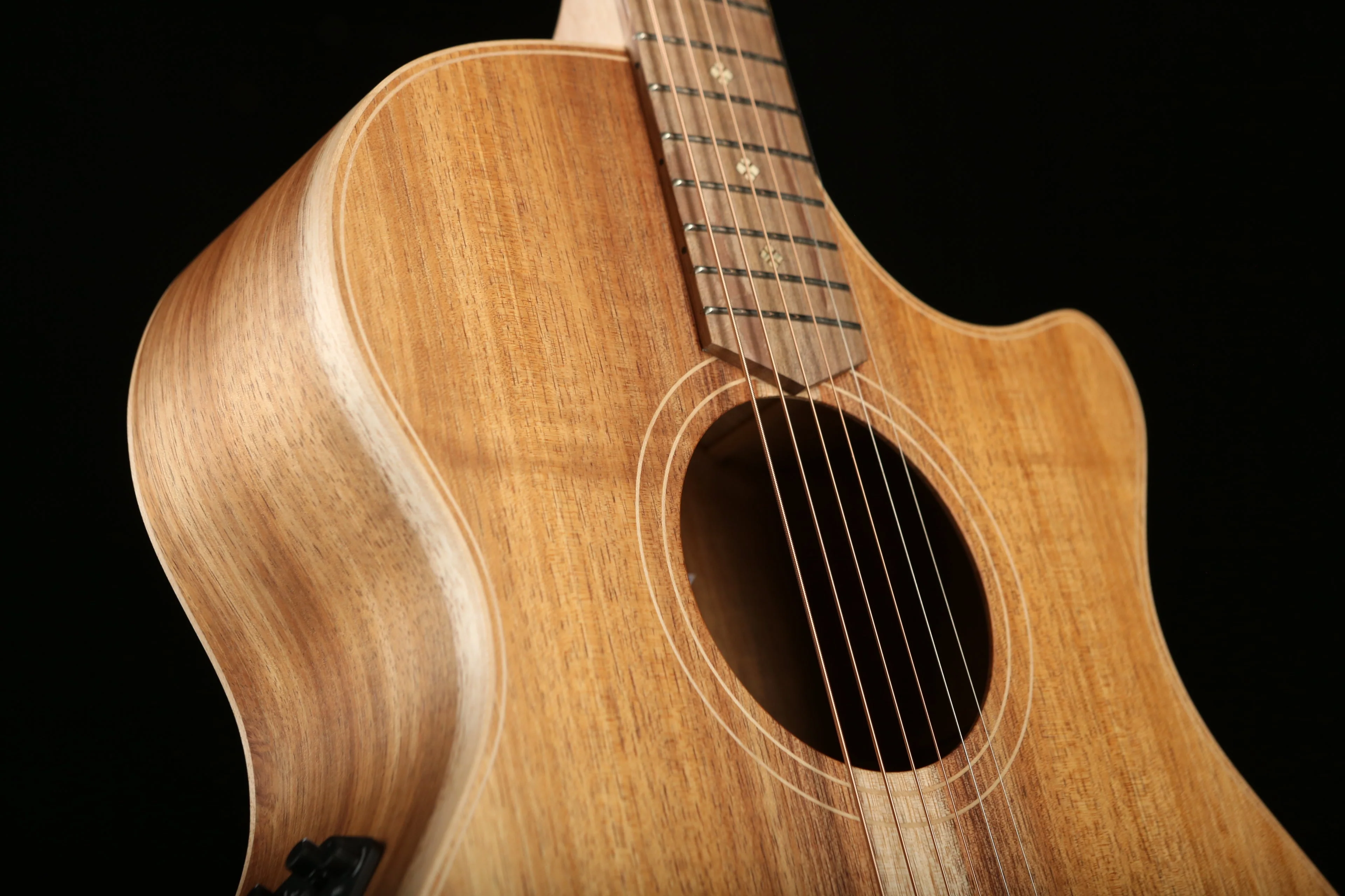 Cole Clark 'Angel' AN2EC  Blackwood / Blackwood Acoustic Electric Guitar - Image 3