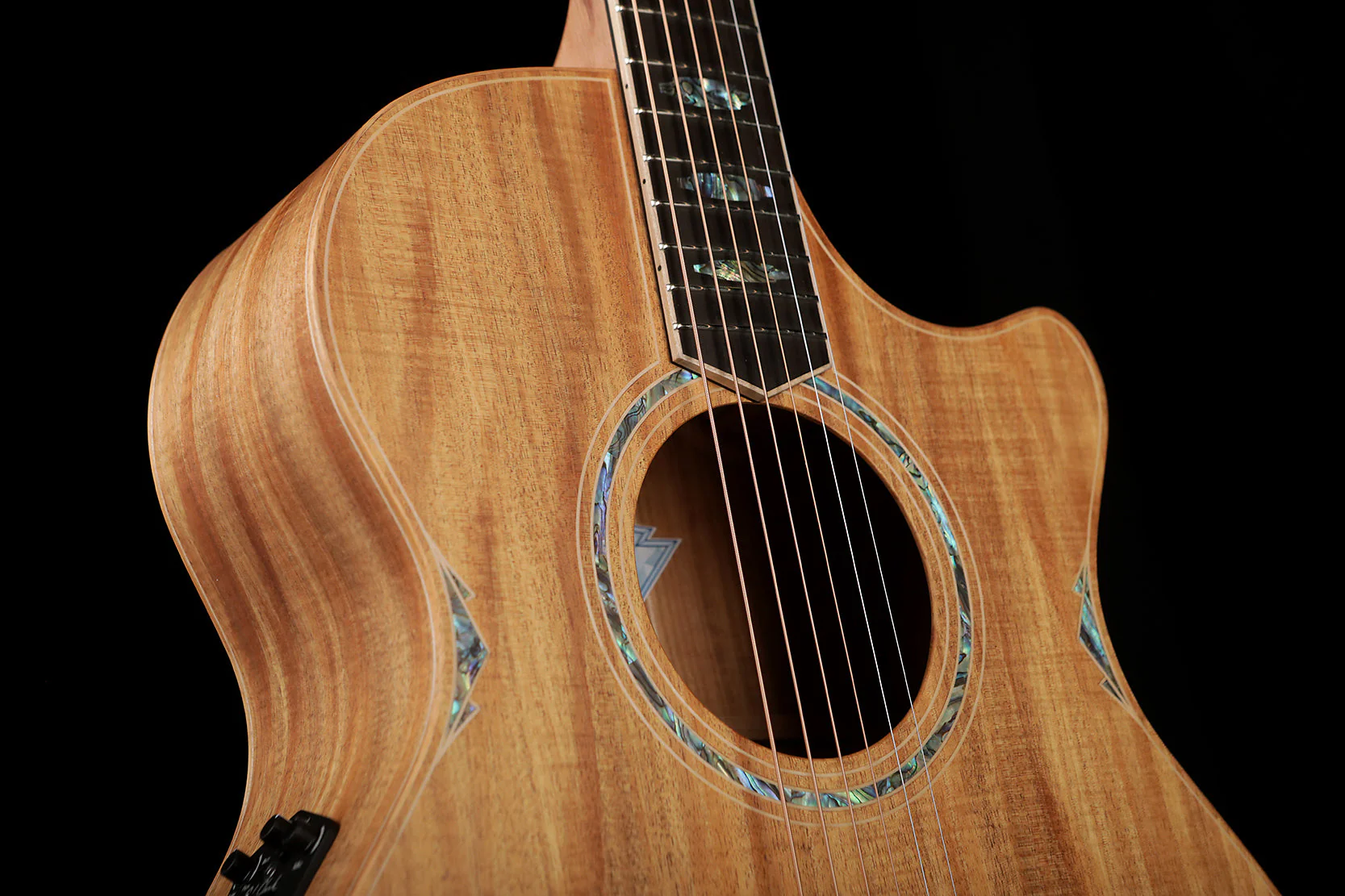 Cole Clark 'Angel' AN3EC-BLBL Blackwood / Blackwood Acoustic Electric Guitar - Image 3