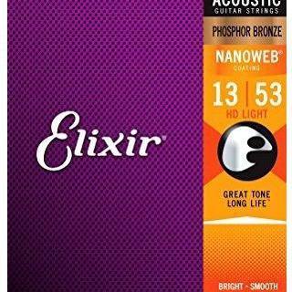 Elixir 80/20 Bronze Nanoweb Acoustic Guitar Strings - Image 5