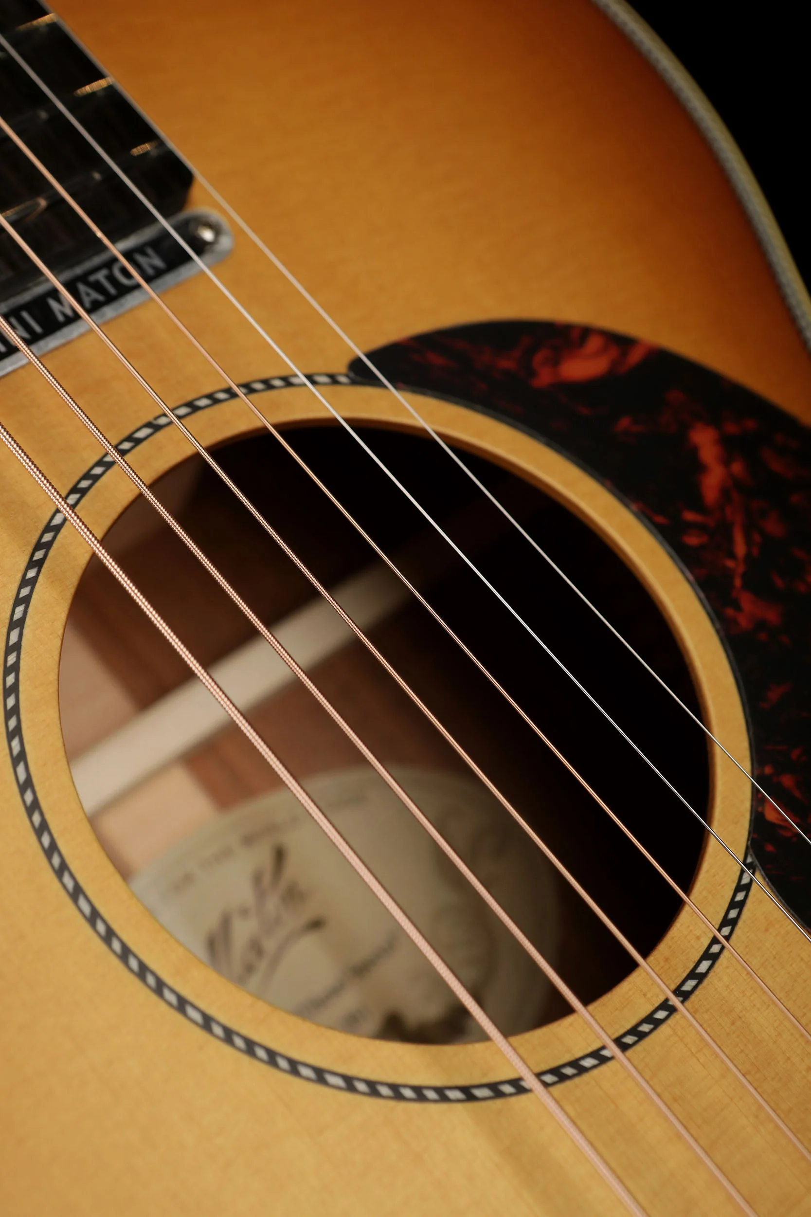 Maton EMD-6 Mini Acoustic Electric Guitar - Image 5