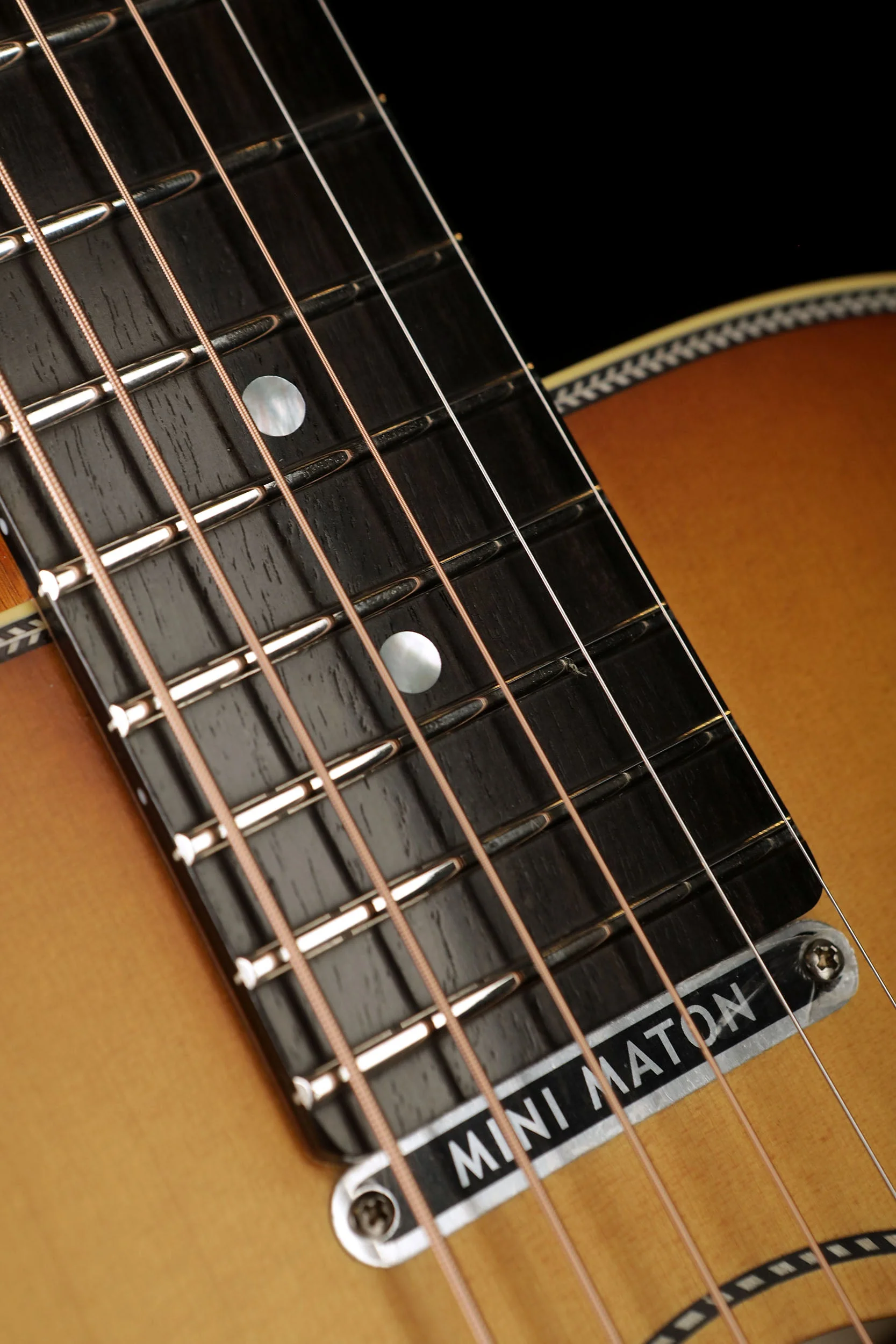 Maton EMD-6 Mini Acoustic Electric Guitar - Image 6