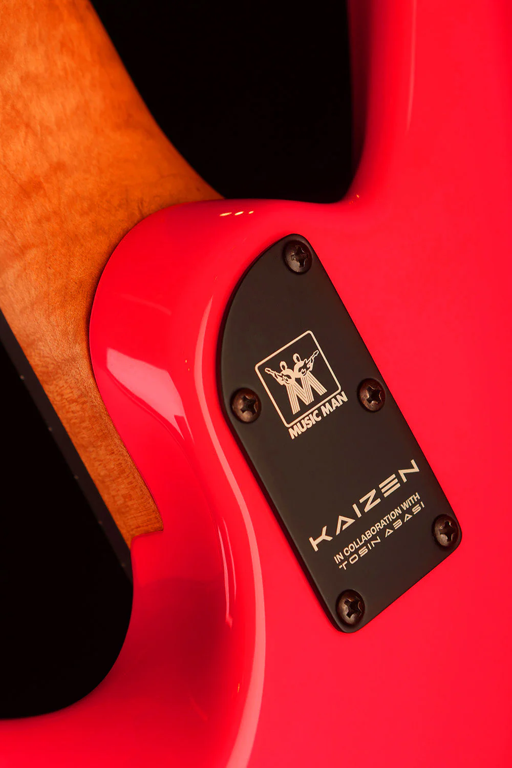 Ernie Ball Musicman Kaizen 6 'Bleeding Heart' Electric Guitar - Image 12