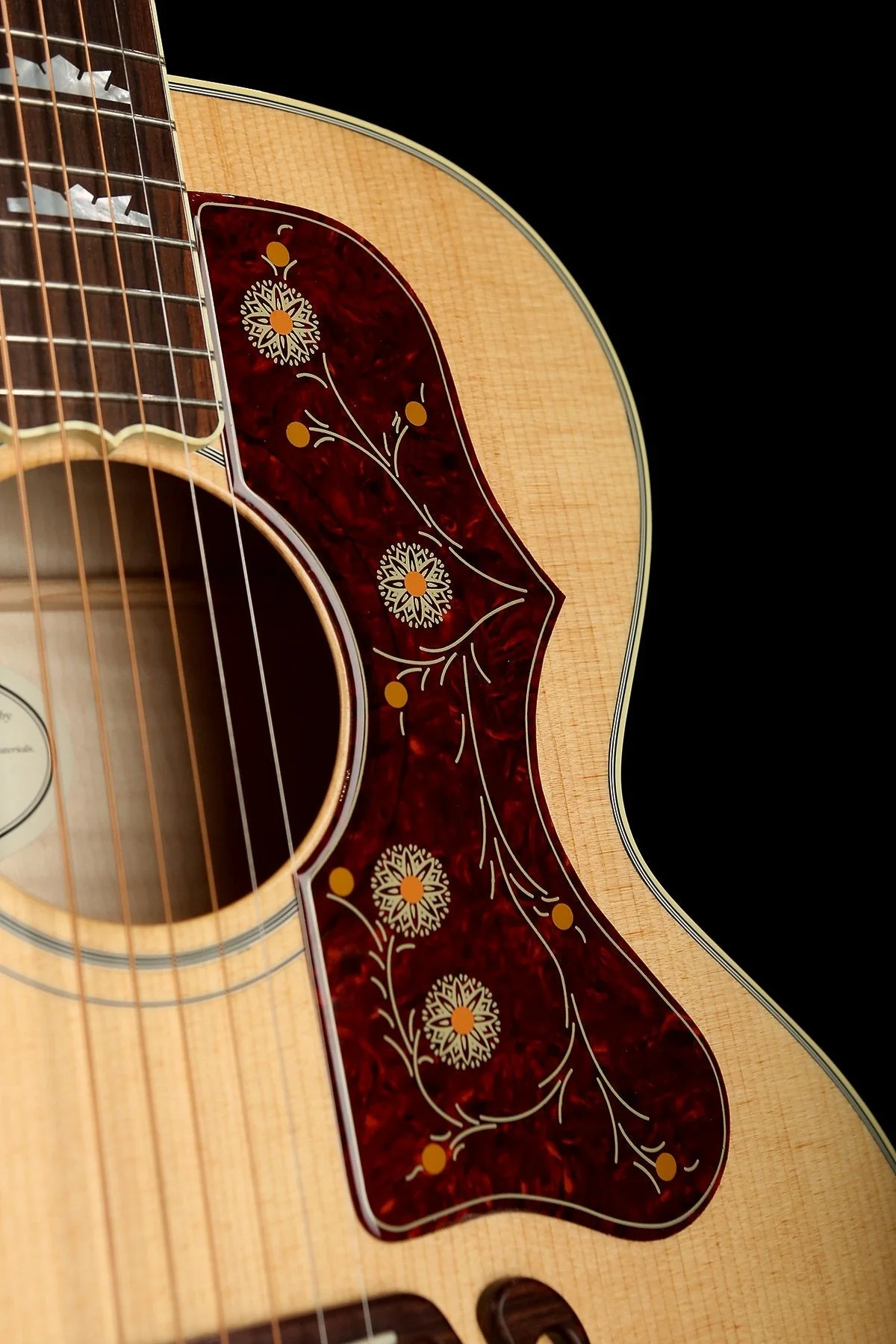 Gibson SJ-200 'Antique Natural' Acoustic Electric Guitar - Image 6