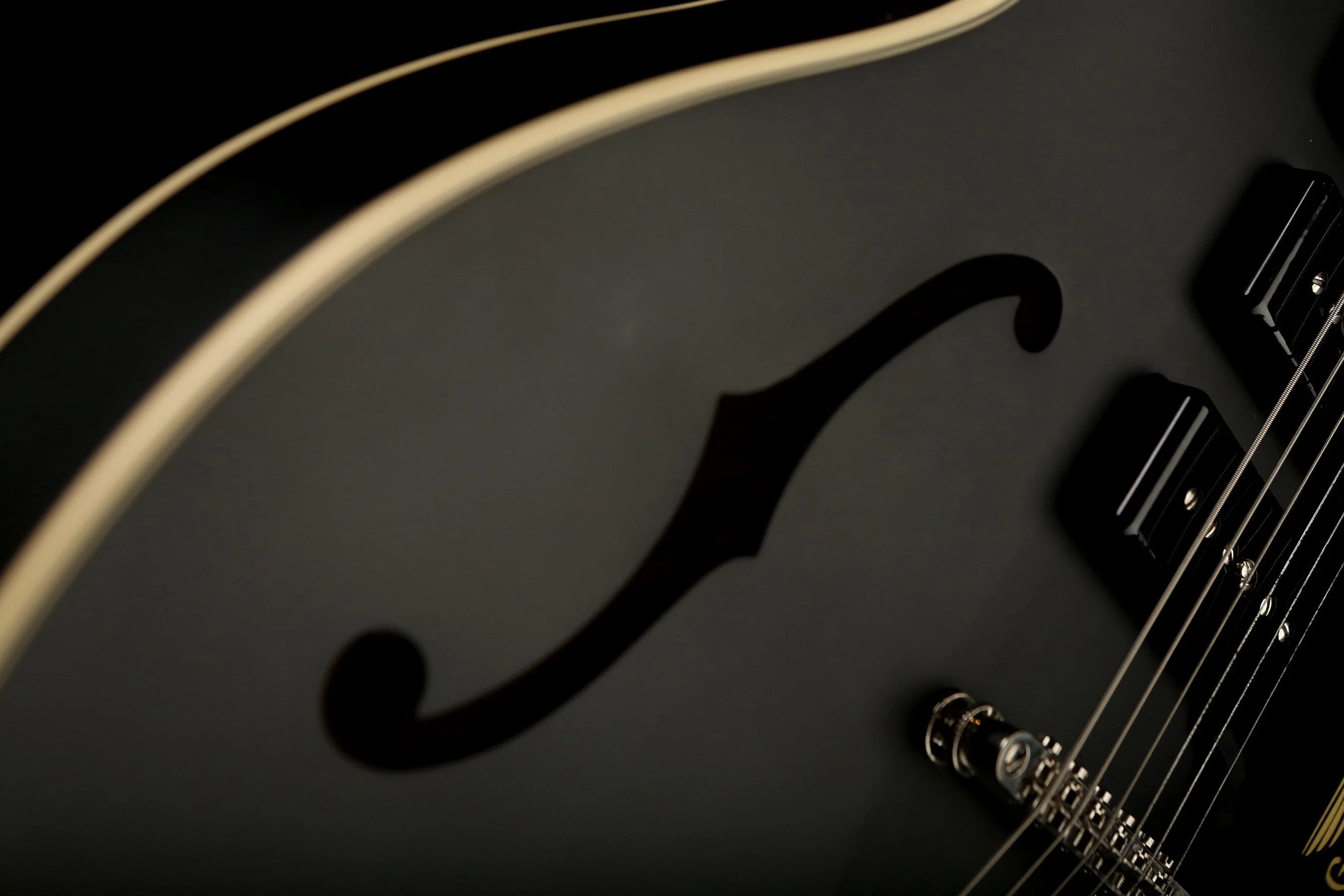 Guild Starfire I Jet90 'Satin Black' Electric Guitar - Image 6
