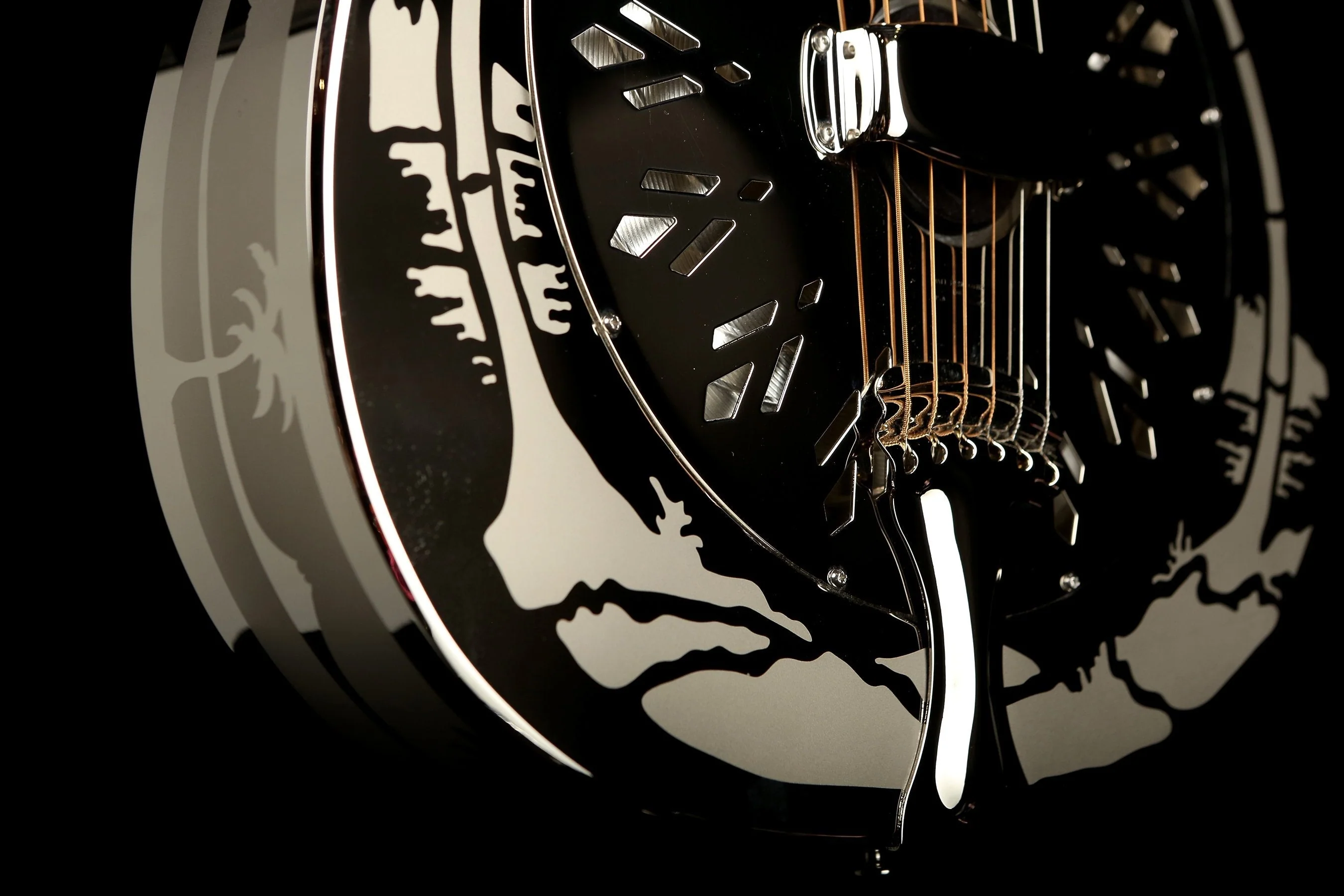 National Reso-Phonic Style O 14-Fret Steel Resonator Acoustic Guitar - Image 4