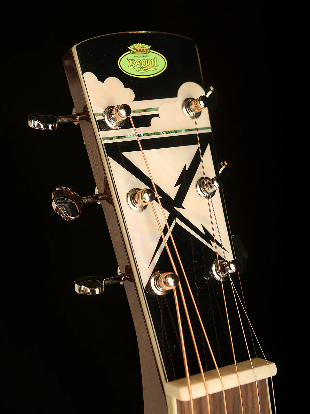 Regal RD-52 'Black Lightning' Squareneck Resonator Guitar - Image 14