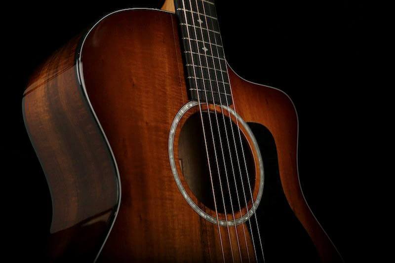 Taylor 224ce-K Koa DLX Acoustic Electric Guitar - Image 6
