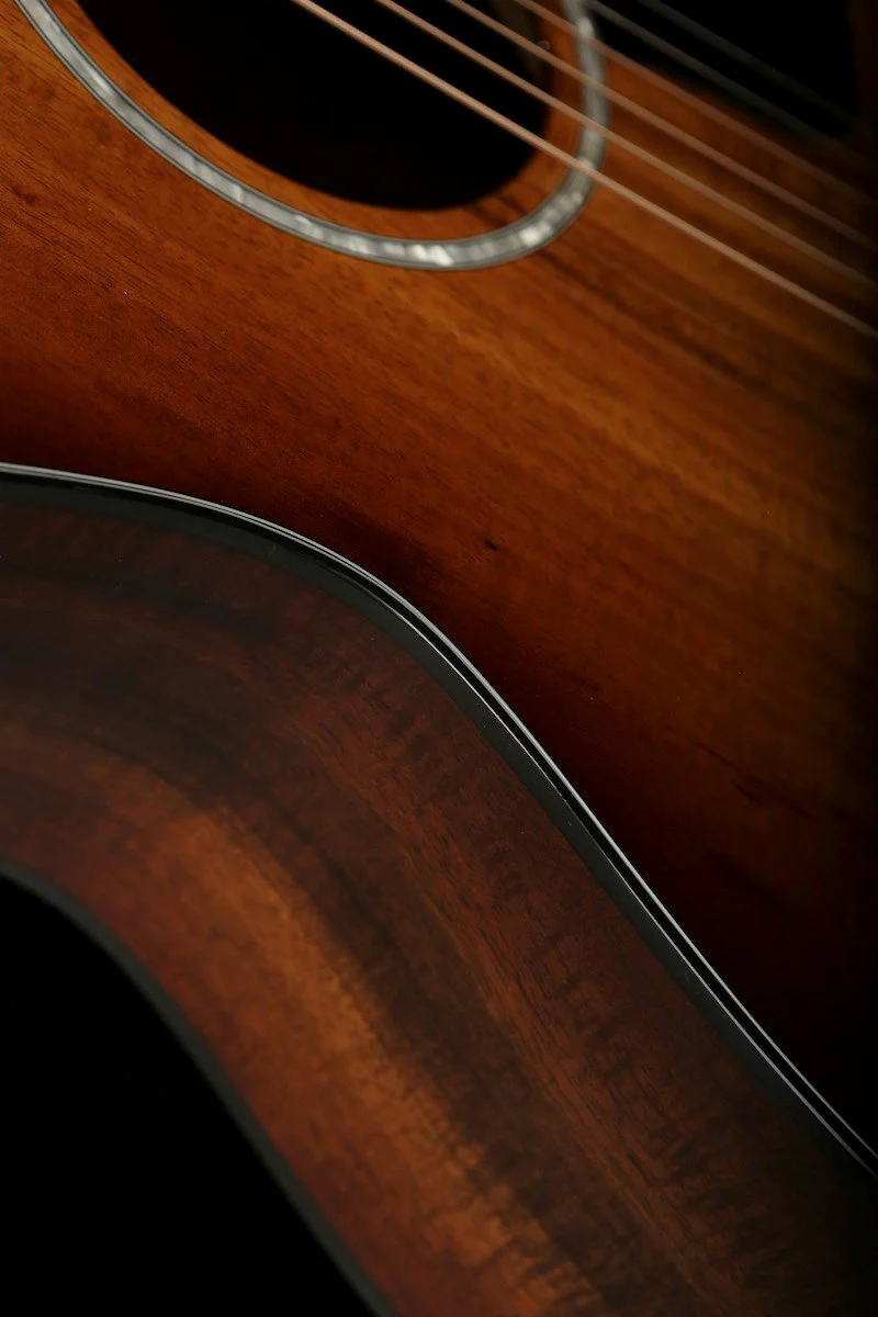 Taylor 224ce-K Koa DLX Acoustic Electric Guitar - Image 7
