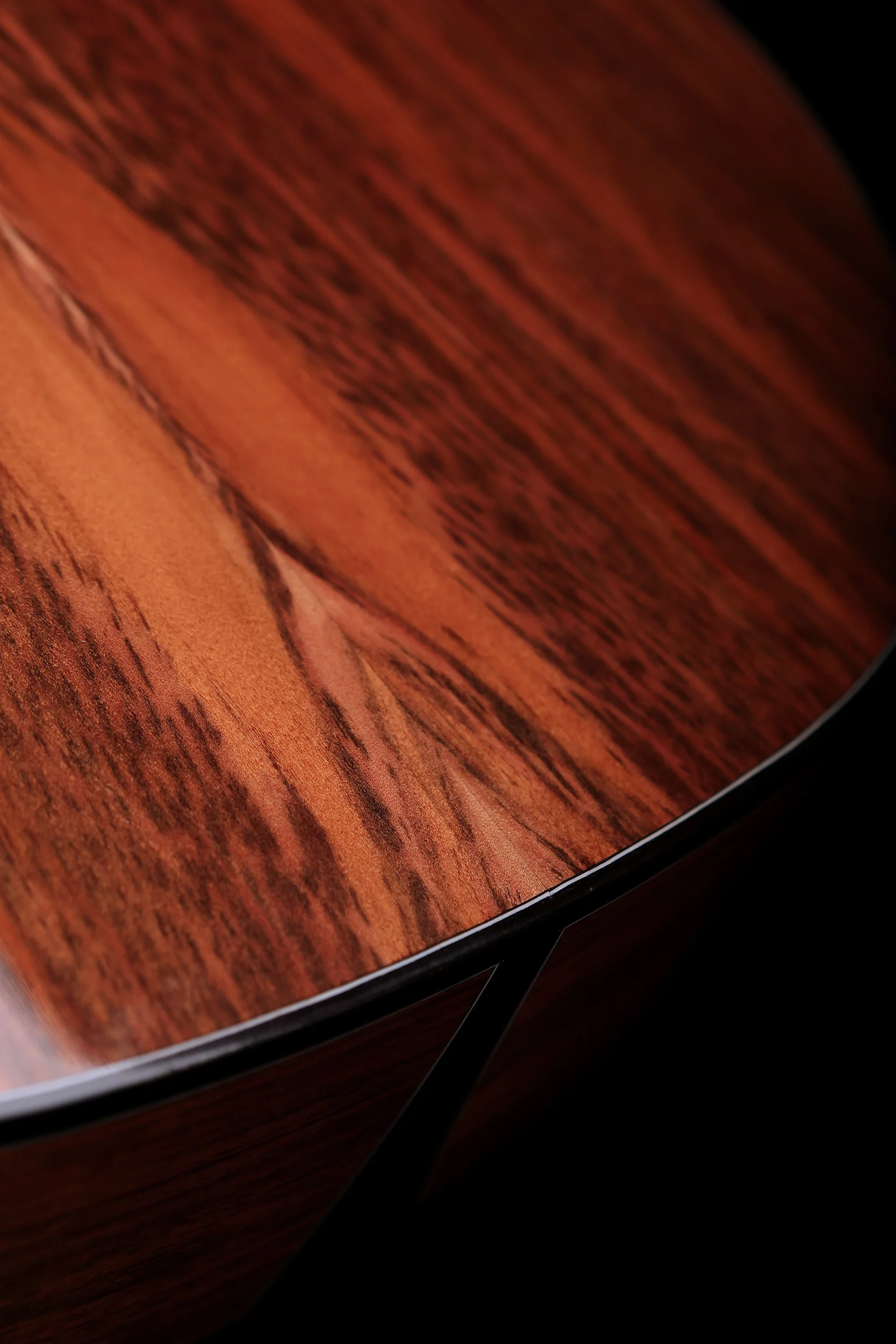 David Worthy Parlour 'Adirondack Spruce / Tiger Myrtle' Acoustic Guitar - Image 13