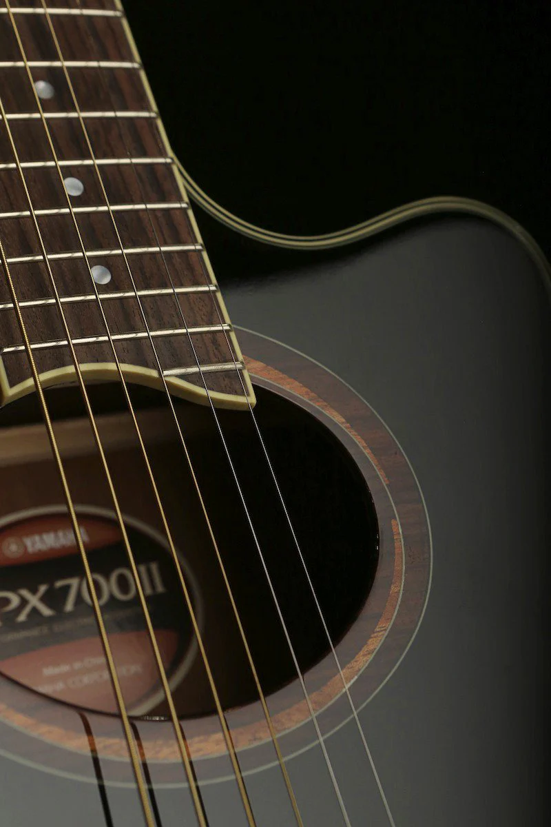 Yamaha APX700 II Black Acoustic Guitar - Image 3